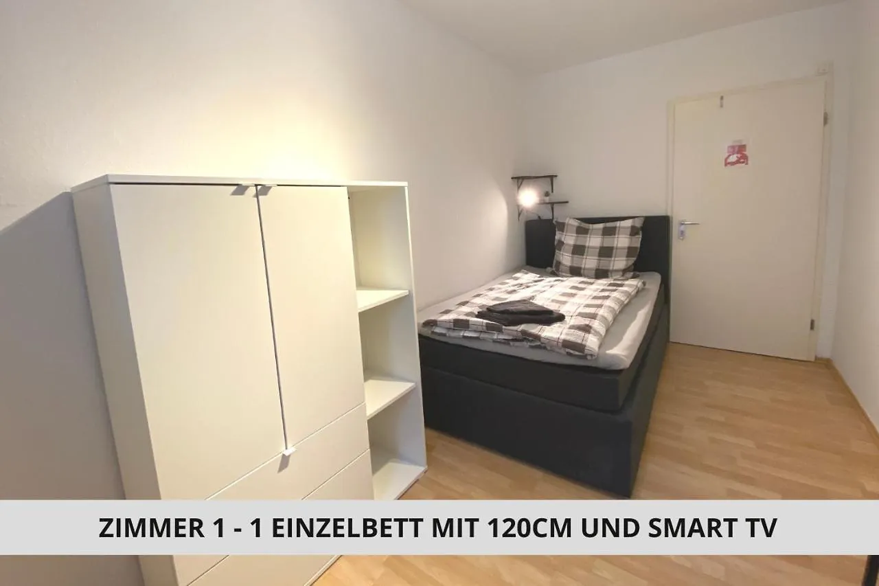 Easy Sleep 2 - Fewo Mit 5 Betten - 3 Schlafzimmer Bis 5 Personen - Monteure Willkommen Apartment Bayreuth