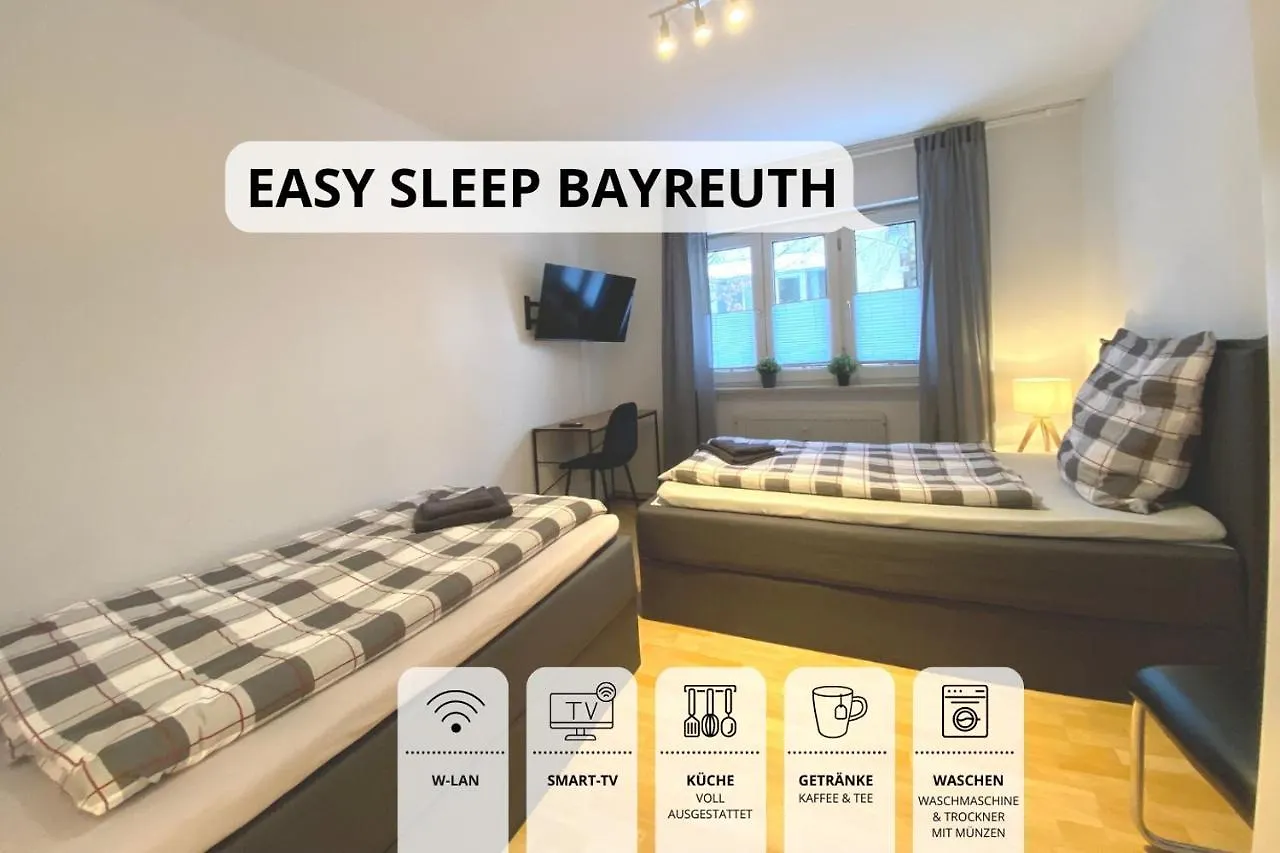 Easy Sleep 2 - Fewo Mit 5 Betten - 3 Schlafzimmer Bis 5 Personen - Monteure Willkommen Apartment Bayreuth Germany