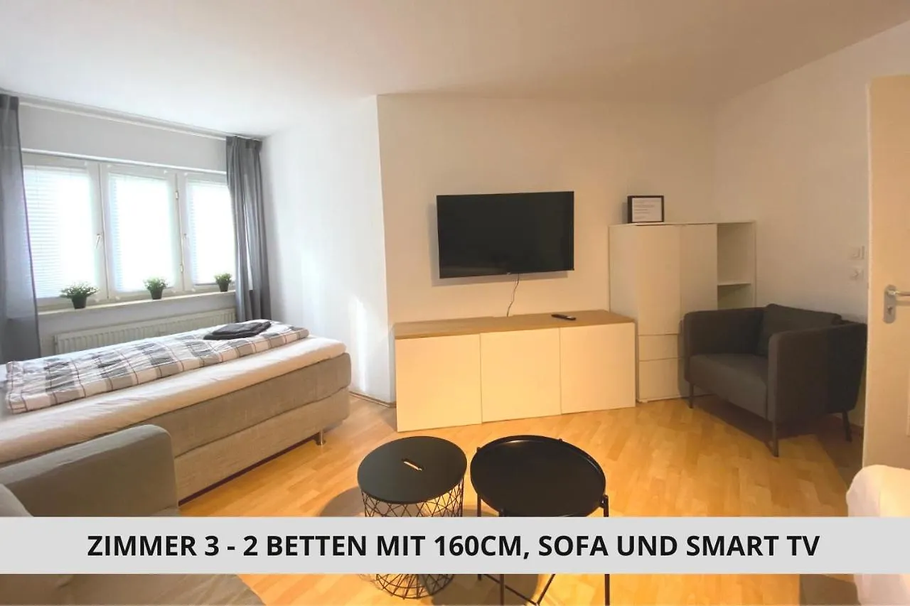 Easy Sleep 2 - Fewo Mit 5 Betten - 3 Schlafzimmer Bis 5 Personen - Monteure Willkommen Apartment Bayreuth