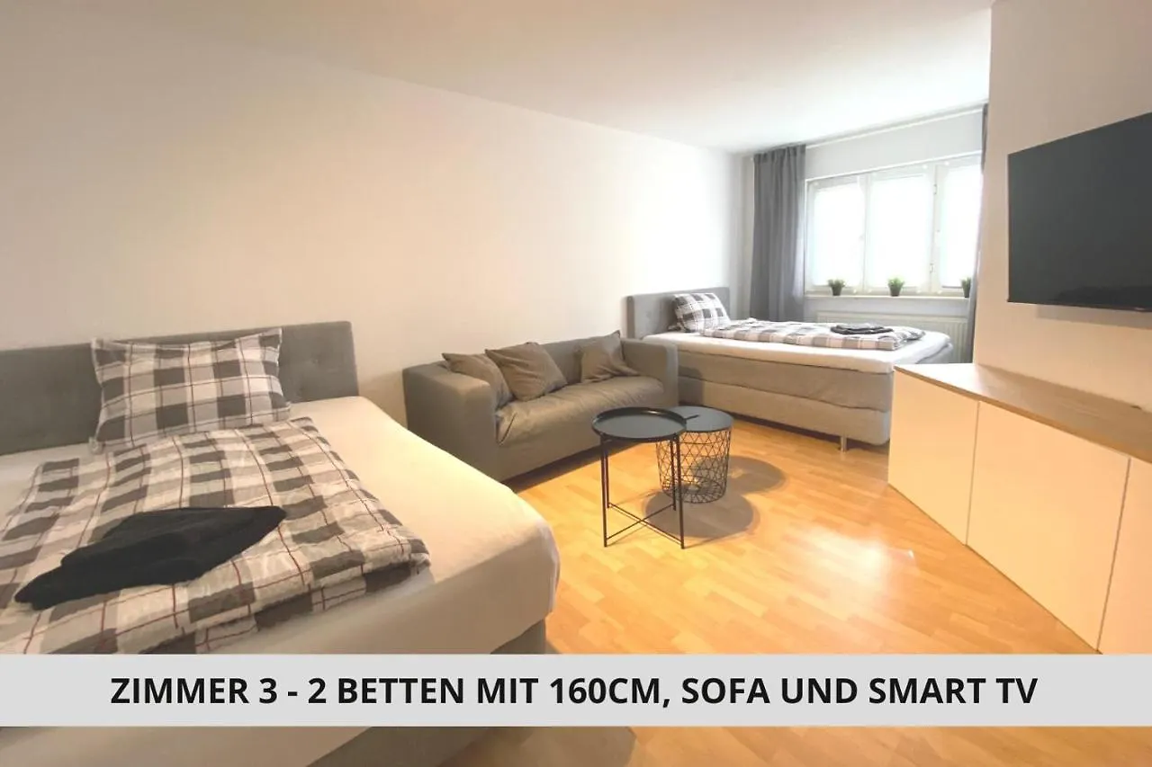 Easy Sleep 2 - Fewo Mit 5 Betten - 3 Schlafzimmer Bis 5 Personen - Monteure Willkommen Apartment Bayreuth